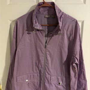 Chico's Lavender Utility Jacket
